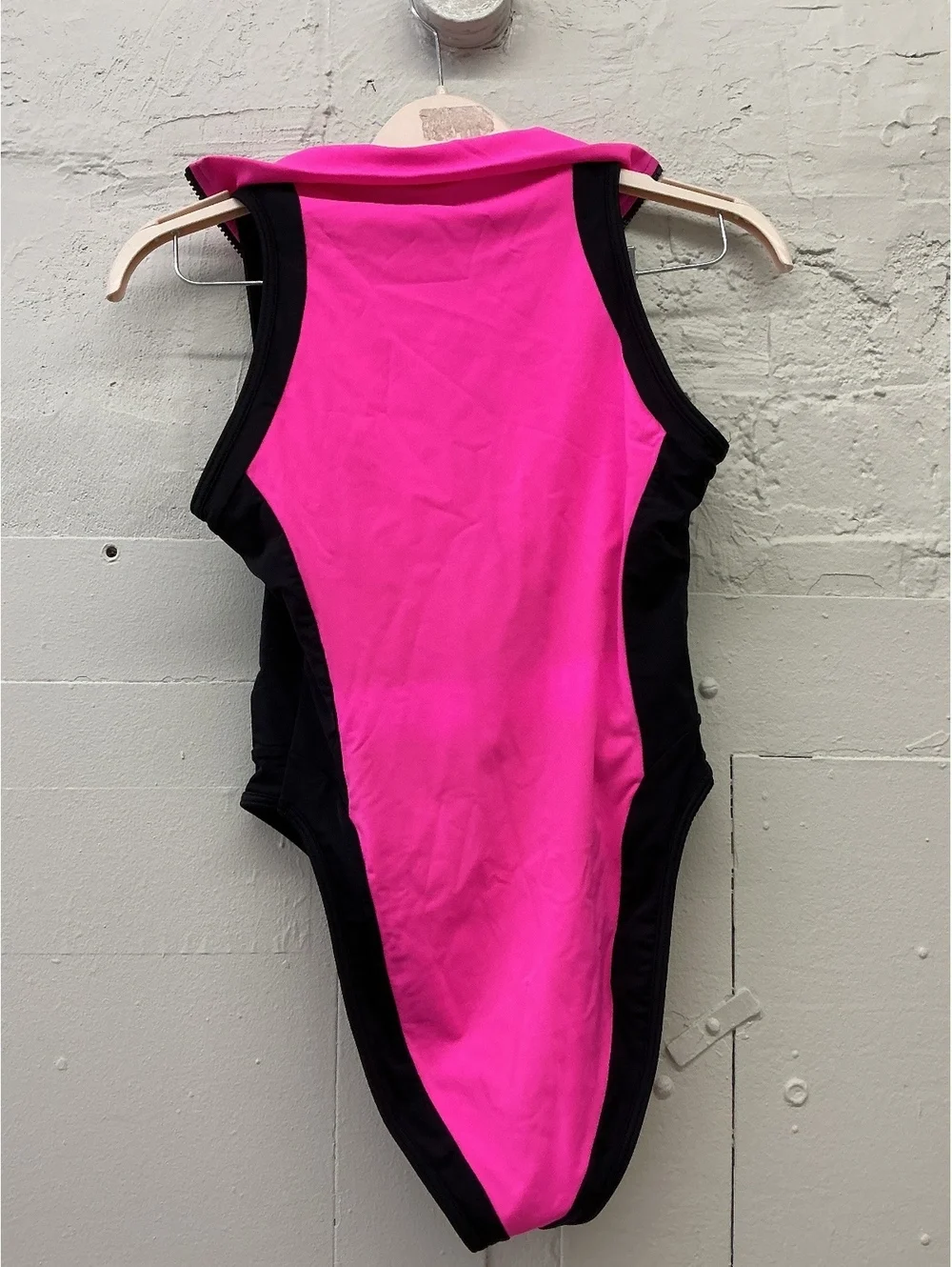 Pursuit the Label x Revolve Pink and Black Viper sculpt suit One Piece Swimsuit